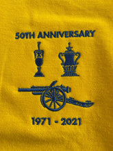 Load image into Gallery viewer, 50th Anniversary Embroidered Polo Shirt - up to 4XL Red, Yellow , White ( Unisex)