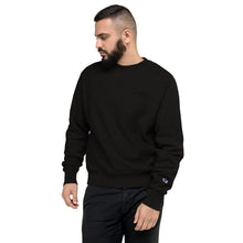 Load image into Gallery viewer, Arsenal FC Black Emroidered left chest - Cannon on Black Champion sweatshirt, Shadow Project Champion Sweatshirt - Limited Edition