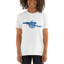 Load image into Gallery viewer, Blue Cannon Short-Sleeve Embroidered Unisex T-Shirt