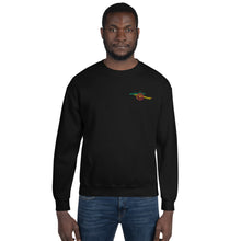 Load image into Gallery viewer, Ras Gooner Arsenal FC Old School Cannon EMROIDERED using the universal colours of the world Unisex Sweatshirt up to 5XL -Limited Edition