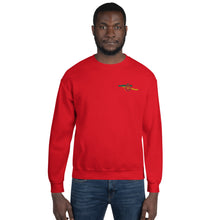 Load image into Gallery viewer, Ras Gooner Arsenal FC Old School Cannon EMROIDERED using the universal colours of the world Unisex Sweatshirt up to 5XL -Limited Edition