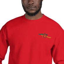Load image into Gallery viewer, Ras Gooner Arsenal FC Old School Cannon EMROIDERED using the universal colours of the world Unisex Sweatshirt up to 5XL -Limited Edition