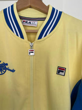 Load image into Gallery viewer, Fila Setanta original -Yellow and Blue with Blue Arsenal Cannon
