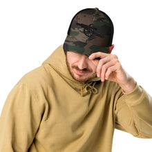 Load image into Gallery viewer, Arsenal Cannon black embroidered on - Camouflage trucker hat - base ball style cap
