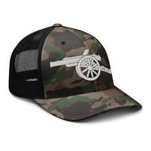 Load image into Gallery viewer, Arsenal FC Cannon 3D Puff raised Embroidery - Camouflage trucker hat
