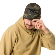 Load image into Gallery viewer, Arsenal Cannon black embroidered on - Camouflage trucker hat - base ball style cap
