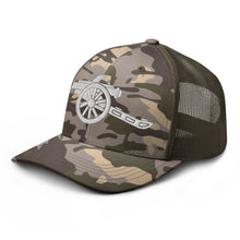 Load image into Gallery viewer, Arsenal FC Cannon 3D Puff raised Embroidery - Camouflage trucker hat
