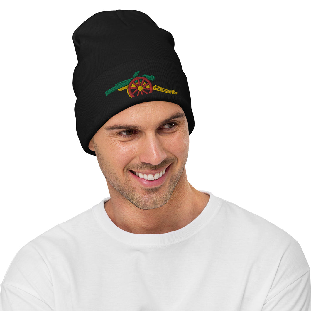 Arsenal Cannon Rasta / Jamaiaca Colours Embroidered Beanie