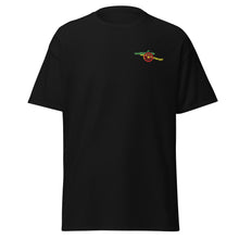 Load image into Gallery viewer, Men&#39;s classic tee - Arsenal FC Cannon - colours of the world, -Rasta Flag, Embroidered on quality T shirt.
