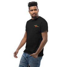 Load image into Gallery viewer, Men&#39;s classic tee - Arsenal FC Cannon - colours of the world, -Rasta Flag, Embroidered on quality T shirt.
