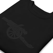 Load image into Gallery viewer, Unisex Premium Sweatshirt With Large Black Emboirderd Arsenal FC Cannon
