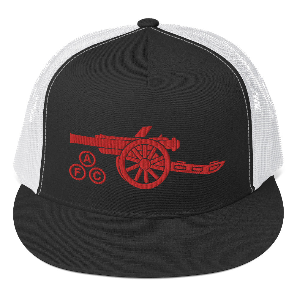 Arsenal AFC Embroidered Cannon on Trucker Cap