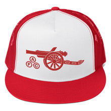 Load image into Gallery viewer, Arsenal AFC Embroidered Cannon on Trucker Cap
