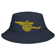 Load image into Gallery viewer, Arsenal FC Clockend Cannon Clock Bucket Hat Embroidered Cannon
