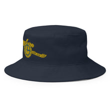 Load image into Gallery viewer, Arsenal FC Clockend Cannon Clock Bucket Hat Embroidered Cannon
