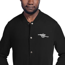 Load image into Gallery viewer, Arsenal Cannon Embroidered Champion Bomber Jacket
