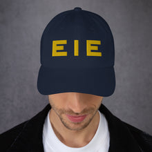 Load image into Gallery viewer, Arsenal EMROIDERED Hat EIE Yellow on Blue or White Cap
