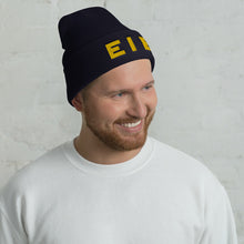 Load image into Gallery viewer, EIE Embroidered Cuffed Beanie
