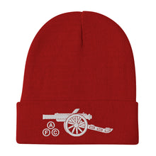 Load image into Gallery viewer, Arsenal AFC Cannon Embroidered Beanie Hat
