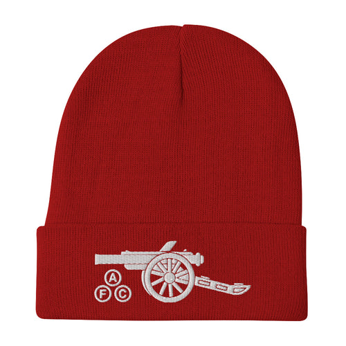 Arsenal AFC Cannon Embroidered Beanie Hat