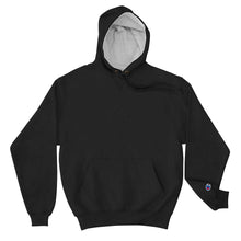 Load image into Gallery viewer, Champion Hoodie Large Black Arsenal Cannon Embroidered in the centre of chest.
