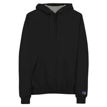 Load image into Gallery viewer, Champion Hoodie Large Black Arsenal Cannon Embroidered in the centre of chest.
