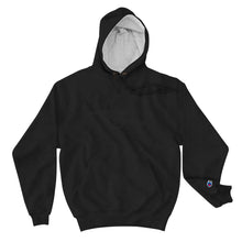 Load image into Gallery viewer, Champion Hoodie Large Black Arsenal Cannon Embroidered in the centre of chest.
