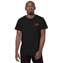 Load image into Gallery viewer, Arsenal FC Vintage Red Cannon Embroidered on Men&#39;s premium cotton t-shirt, white or Black up to 5XL
