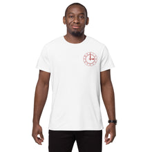 Load image into Gallery viewer, Arsenal FC Clockend Clock in Red on a Black or White Men&#39;s premium cotton t-shirt
