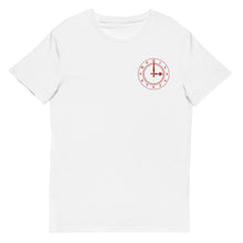 Load image into Gallery viewer, Arsenal FC Clockend Clock in Red on a Black or White Men&#39;s premium cotton t-shirt
