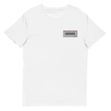 Load image into Gallery viewer, Embroidered Gooners Islington Street sign Men&#39;s premium cotton t-shirt Black or White up to 5XL
