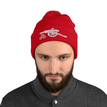 Load image into Gallery viewer, Arsenal AFC Cannon Embroidered Pom-Pom Beanie
