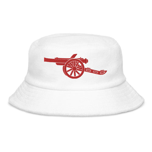 Terry towelling cloth / cotton bucket hat Arsenal FC Red cannon Terry cotton, soft Bucket hat