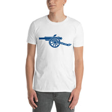 Load image into Gallery viewer, Blue Cannon Short-Sleeve Embroidered Unisex T-Shirt
