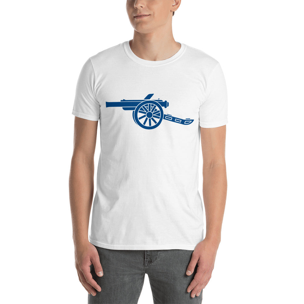 Blue Cannon Short-Sleeve Embroidered Unisex T-Shirt