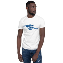 Load image into Gallery viewer, Blue Cannon Short-Sleeve Embroidered Unisex T-Shirt
