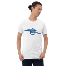 Load image into Gallery viewer, Blue Cannon Short-Sleeve Embroidered Unisex T-Shirt
