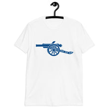 Load image into Gallery viewer, Blue Cannon Short-Sleeve Embroidered Unisex T-Shirt
