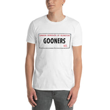 Load image into Gallery viewer, Gooners Street Sign - Short-Sleeve Unisex T-Shirt
