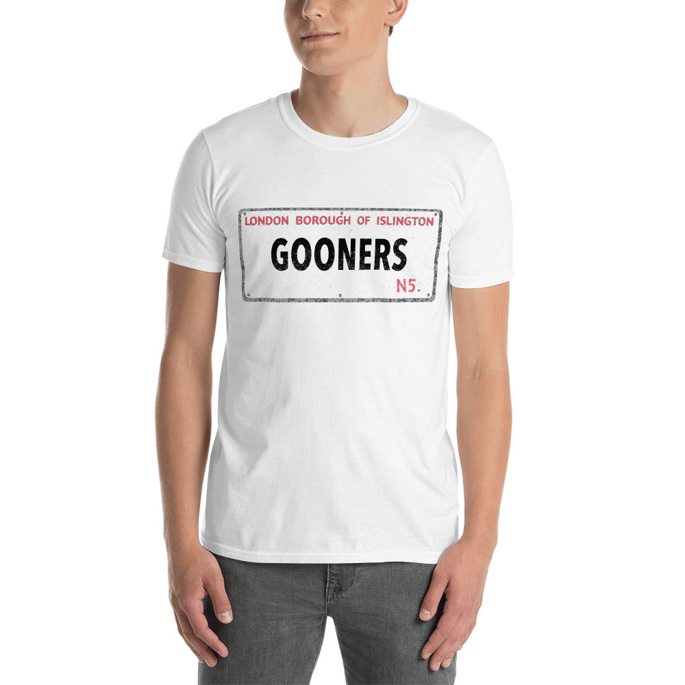 Gooners Street Sign - Short-Sleeve Unisex T-Shirt