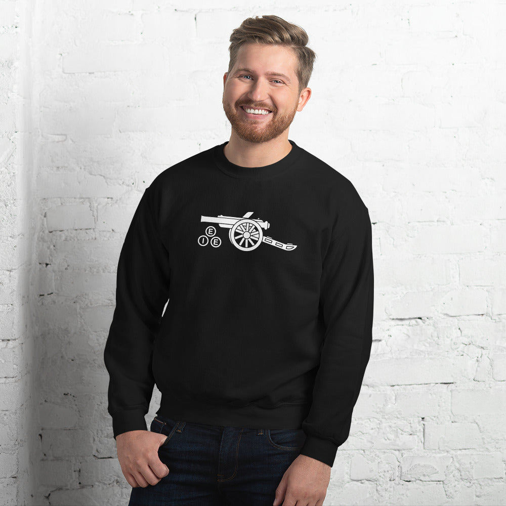 Arsenal EIE Cannon Unisex Sweatshirt In Red or Black