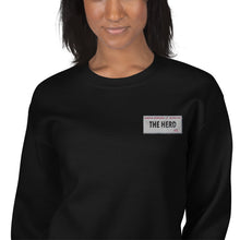 Load image into Gallery viewer, The HERD Street sign printed Unisex Sweatshirt
