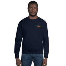 Load image into Gallery viewer, Ras Gooner Arsenal FC Old School Cannon EMROIDERED using the universal colours of the world Unisex Sweatshirt up to 5XL -Limited Edition
