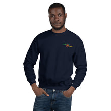 Load image into Gallery viewer, Ras Gooner Arsenal FC Old School Cannon EMROIDERED using the universal colours of the world Unisex Sweatshirt up to 5XL -Limited Edition
