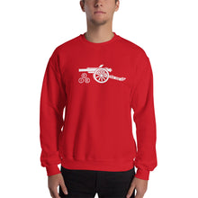 Load image into Gallery viewer, Arsenal EIE Cannon Unisex Sweatshirt In Red or Black
