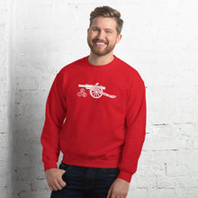 Load image into Gallery viewer, Arsenal EIE Cannon Unisex Sweatshirt In Red or Black
