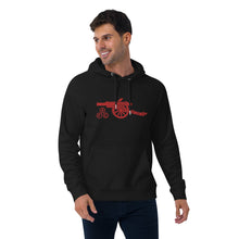 Load image into Gallery viewer, Unisex eco raglan hoodie Arsenal AFC Cannon Large Embroidery Centre
