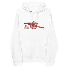 Load image into Gallery viewer, Unisex eco raglan hoodie Arsenal AFC Cannon Large Embroidery Centre
