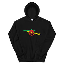 Load image into Gallery viewer, Ras Gooner Rasta Arsenal FC Cannon Unisex Hoodie Limited edition up to 5XL
