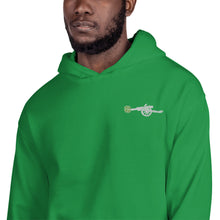 Load image into Gallery viewer, Shamrock Cannon Embroidered Hoodie -Unisex Hoodie
